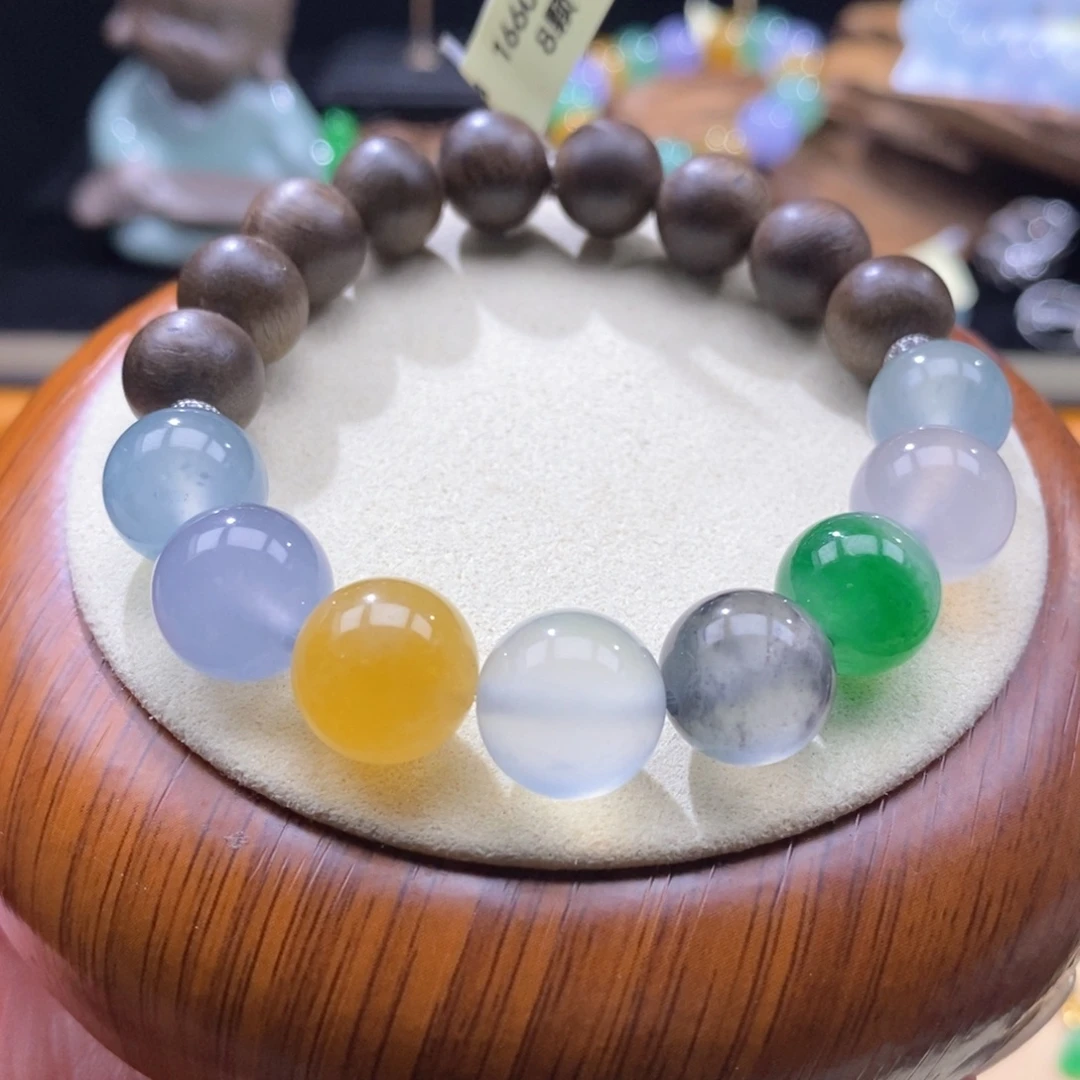 颈饰未镶嵌翡翠翡翠糖果多宝手串