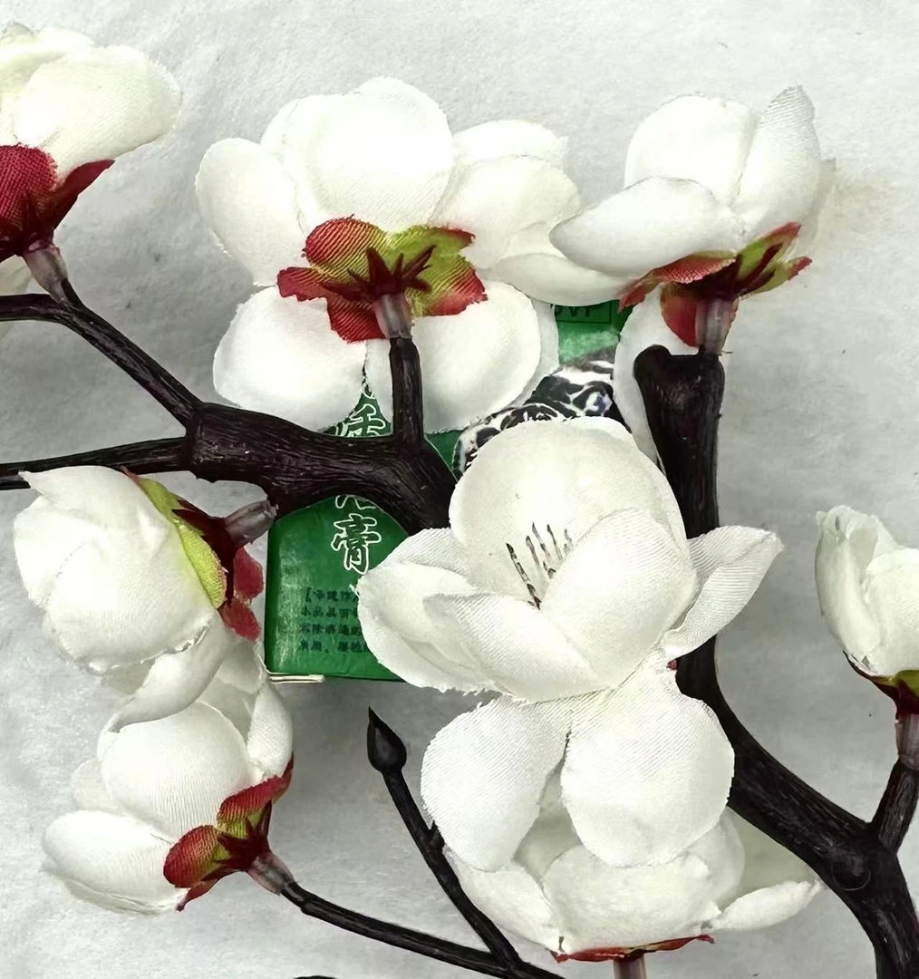 平平A15 花枝白色 桌面摆件 多样性发其一