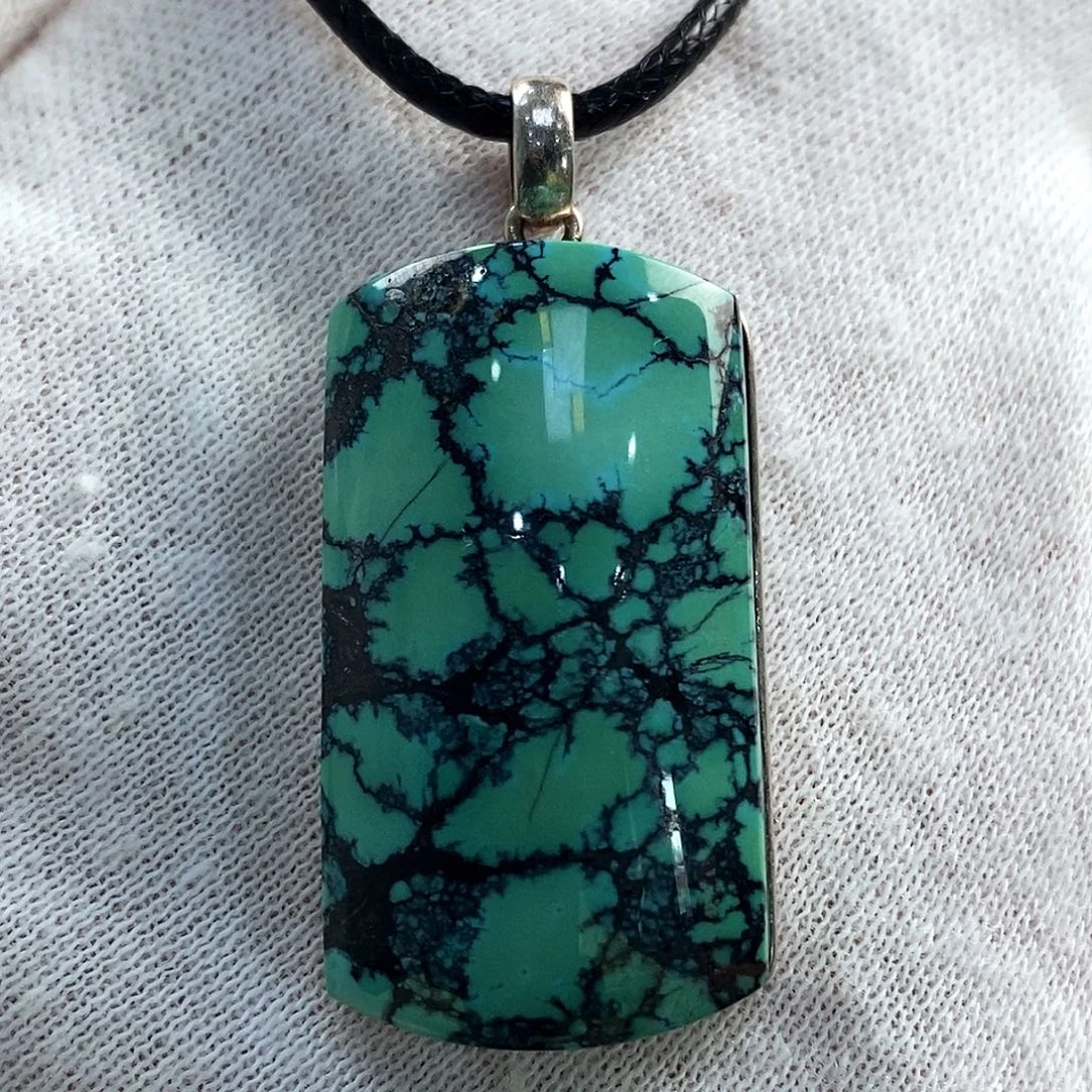 绿松石银S925镶嵌配饰