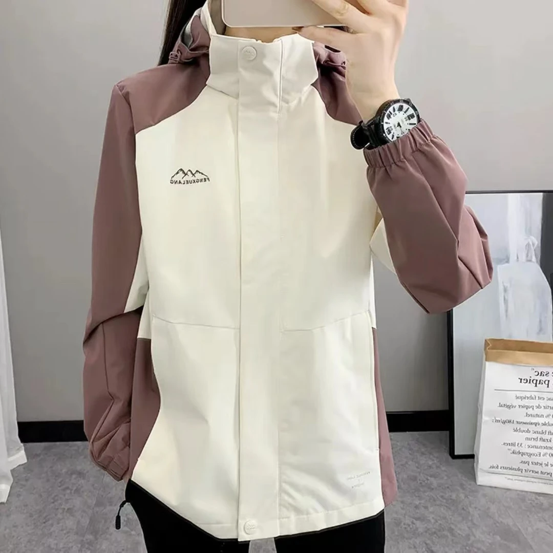 5512春秋户外男女冲锋衣防风防水轻薄透气弹力风衣外套