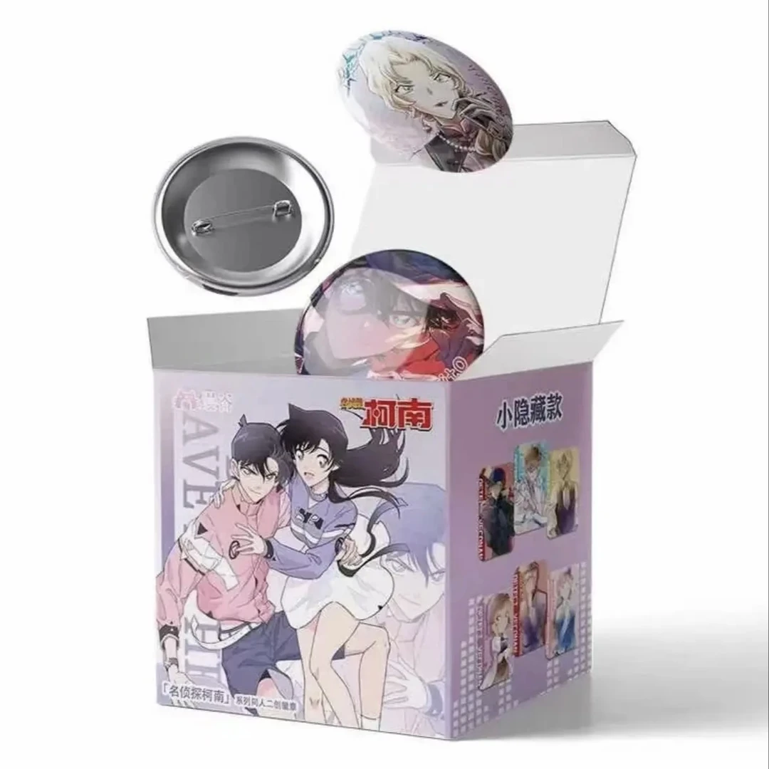 【解压好物】【柯南-漫谷文创吧唧】二创柯南吧唧盲盒代拆