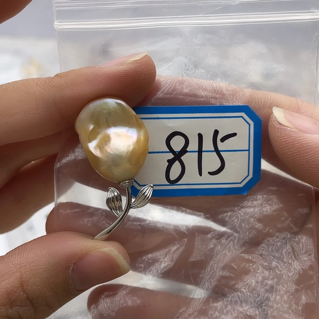 淡水珍珠颈饰银S925镶嵌