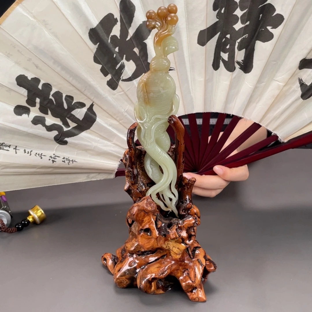 和田玉未镶嵌摆件