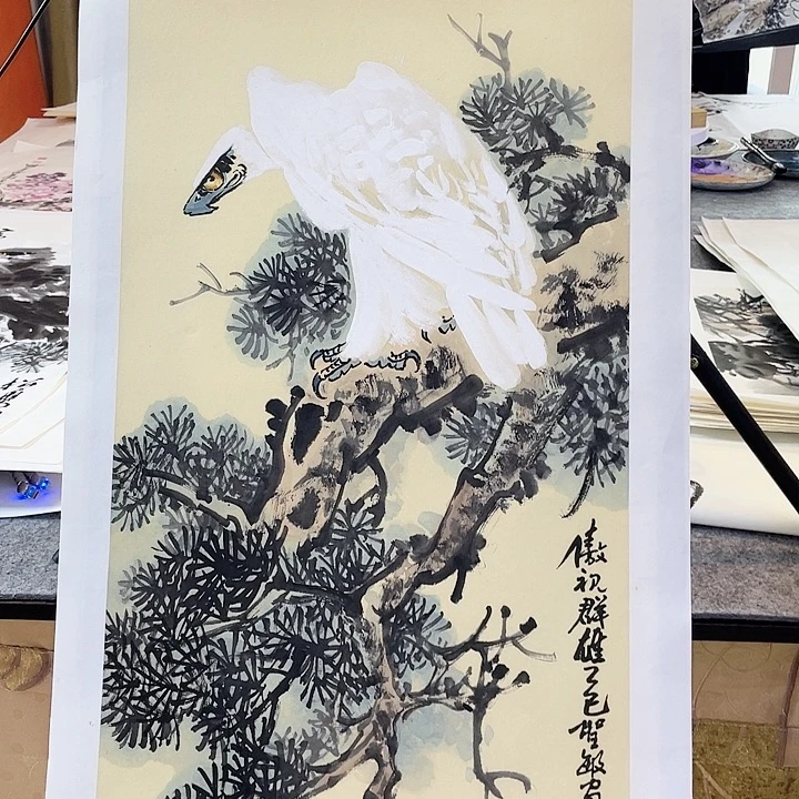 国画张圣敏先生纯手绘作品