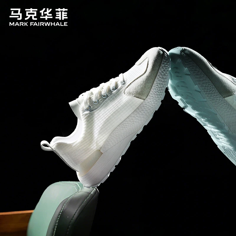 马克华菲男鞋夏季透气薄款网面鞋子男款2025新款男士运动鞋休闲鞋