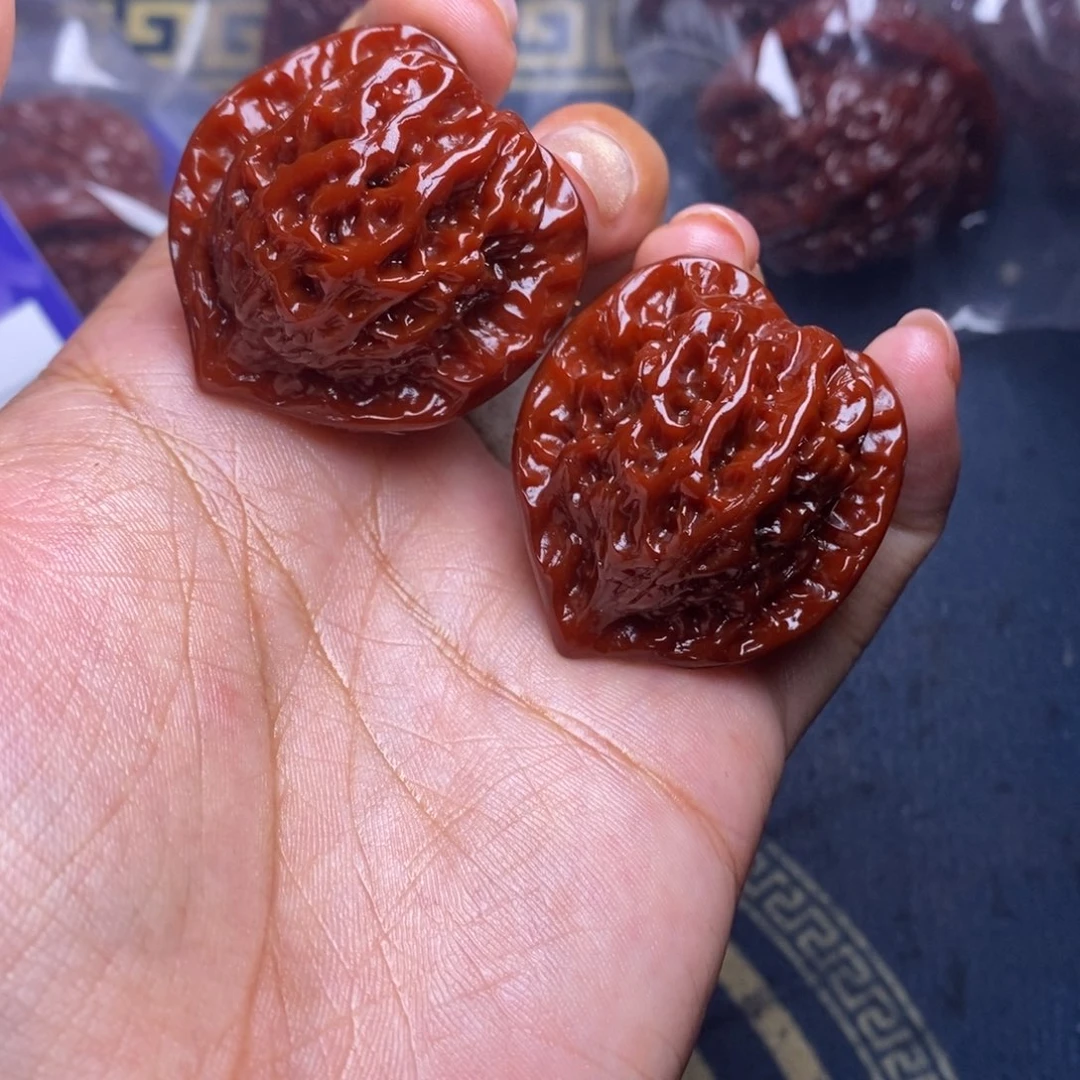 文玩核桃吊坠盘山 35