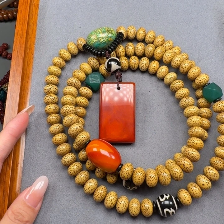 安***活星月菩提吊坠星月