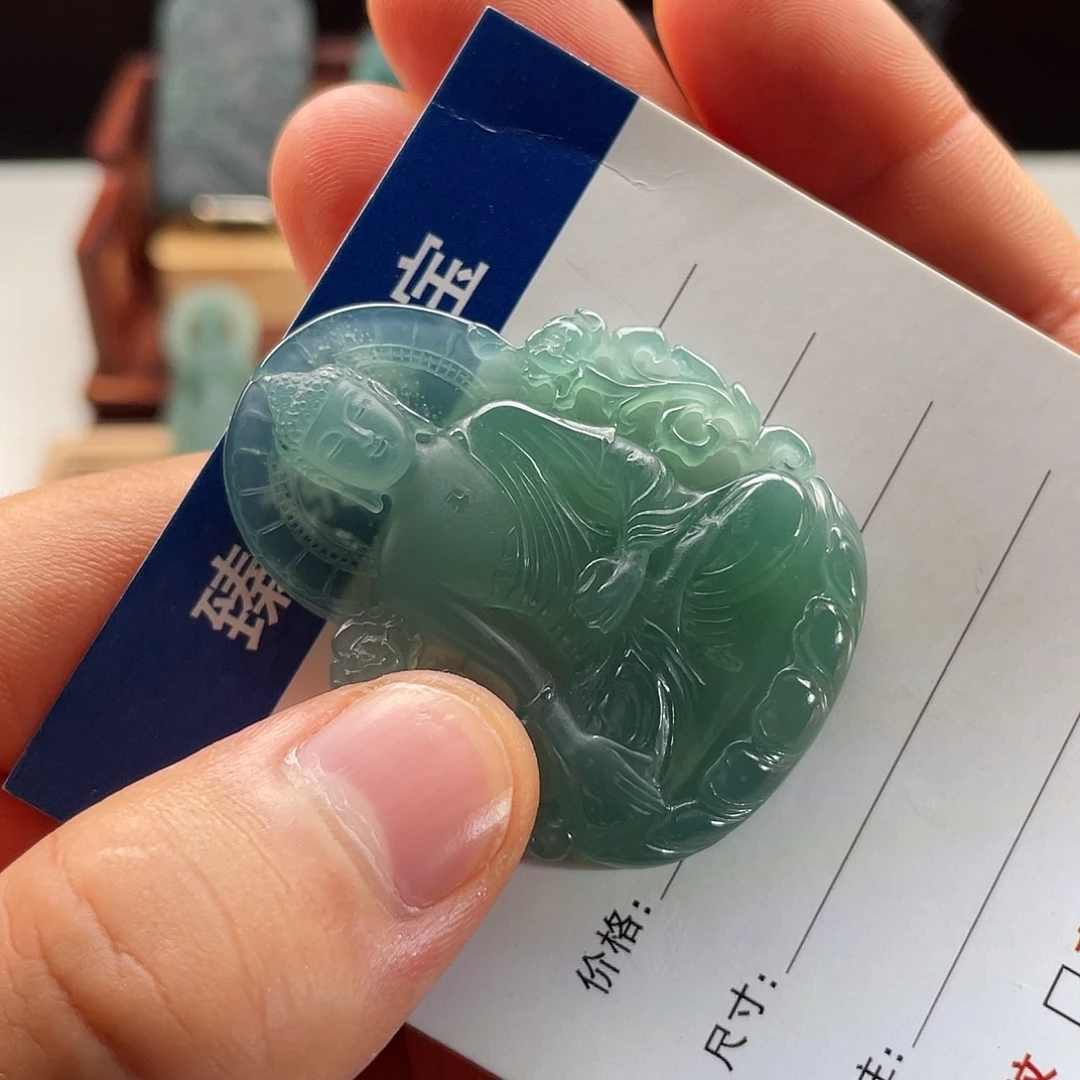 定制翡翠未镶嵌?****]大日如来