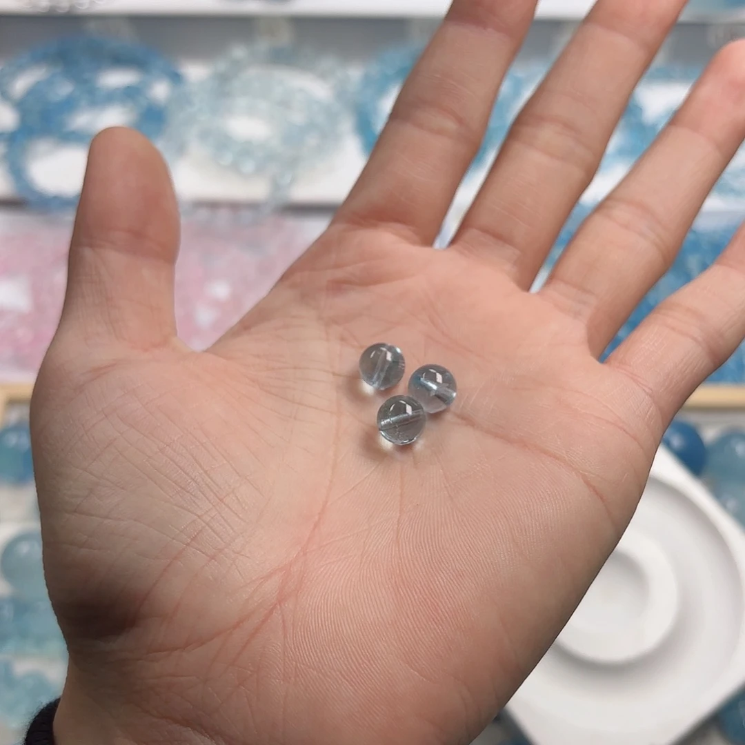 水晶手链未镶嵌托帕3个