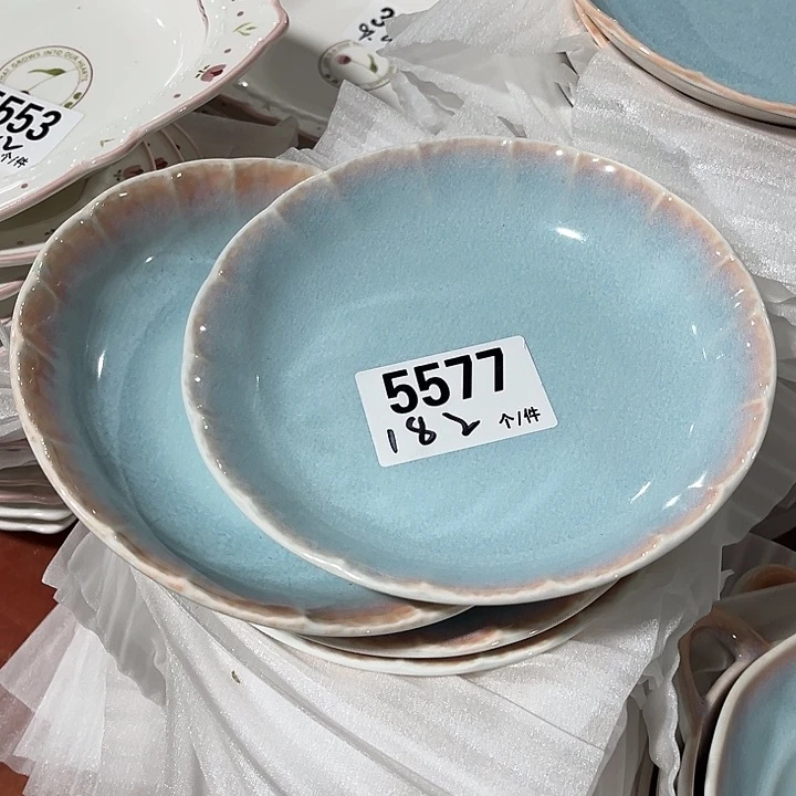 搪瓷微瑕外贸陶瓷餐具用品5577