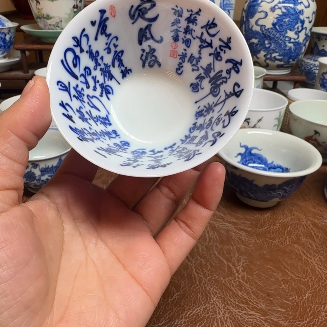 陶摆件今天晚上的月亮很美啊