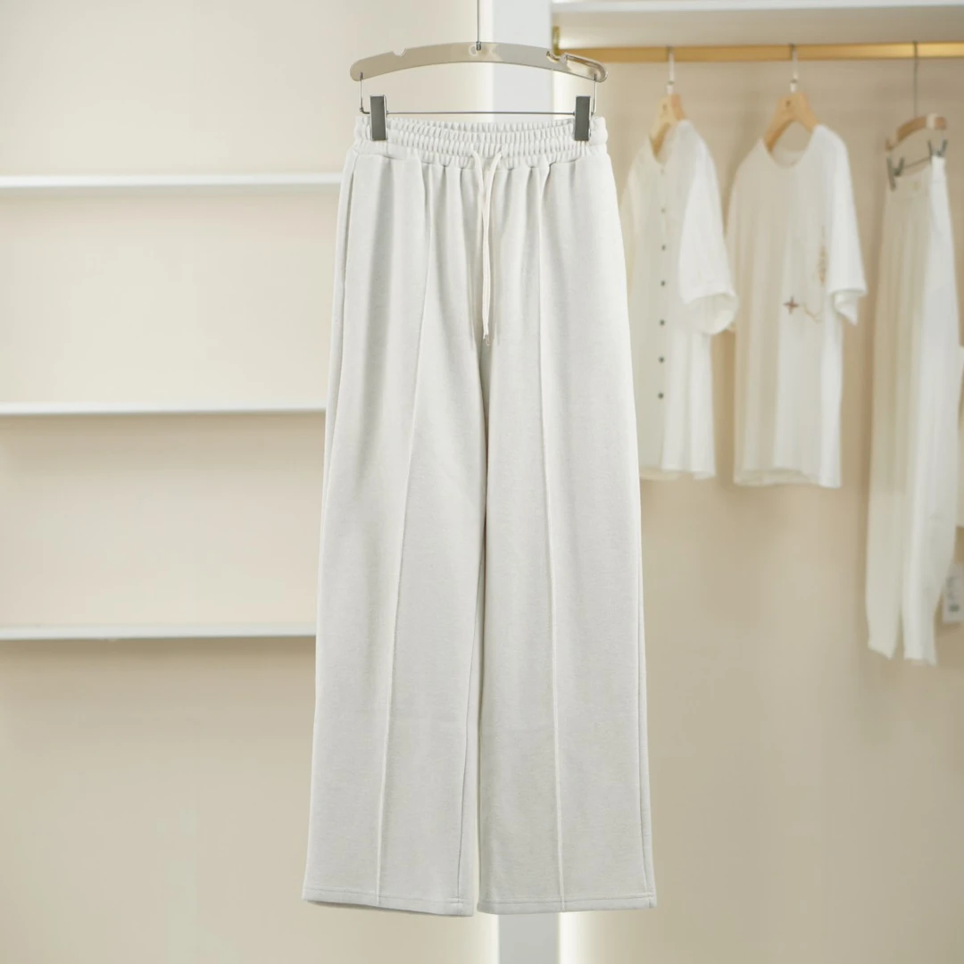 麦迪尚品【K】50428146简约百搭休闲阔腿裤女春秋品牌折扣（色差）