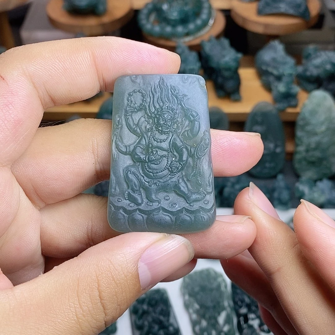 定制翡翠未镶嵌大黑天