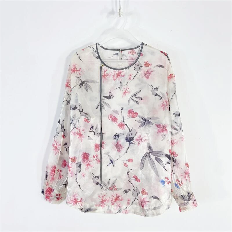 【77衣橱】ED6700新款女装上衣长袖气质轻奢【红人上新】K