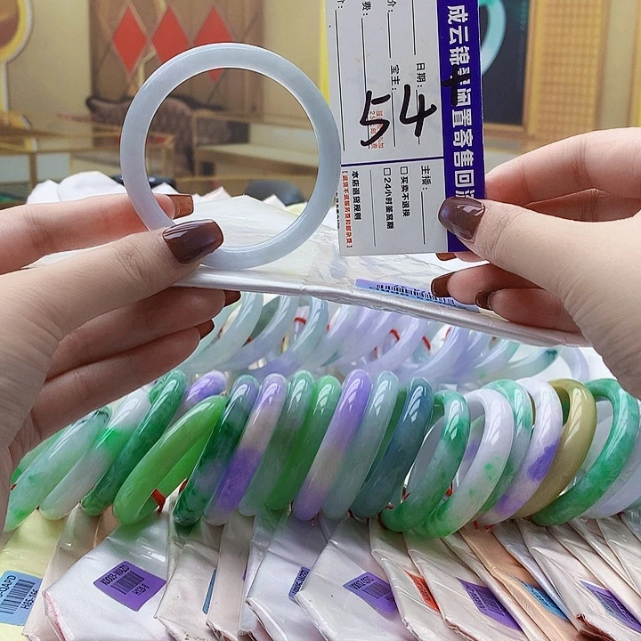 翡翠未镶嵌手镯ll