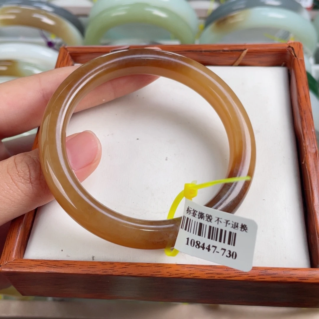 【闪购商品】和田玉（糖玉）手镯未镶嵌55.5 32