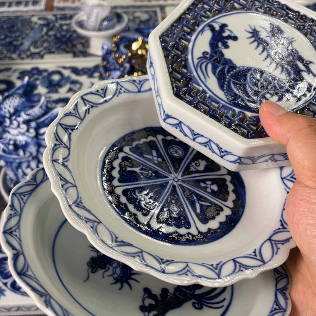 「***」景德镇陶瓷手工手绘
