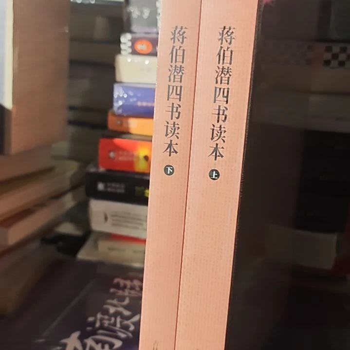 蒋伯潜四书读本两本一套全新
