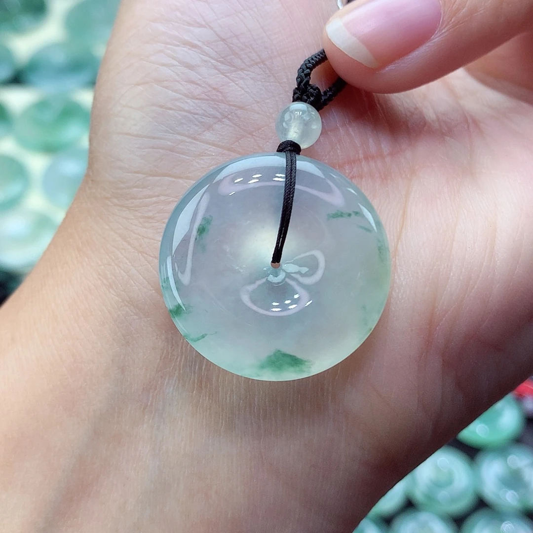 翡翠颈饰未镶嵌89尺寸26.1-6.4