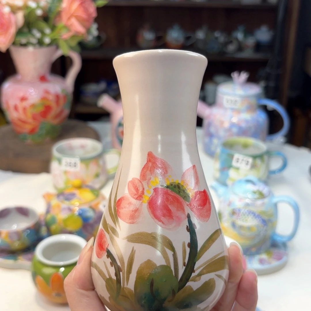 景德镇手绘高温釉下彩陶瓷茶具