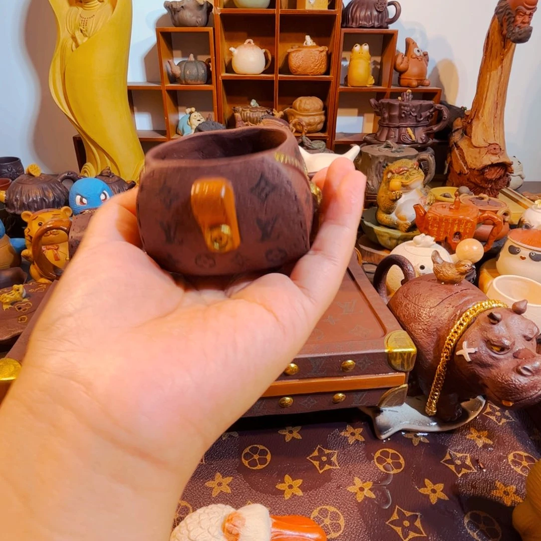 紫砂茶宠纯手工制作过程非常