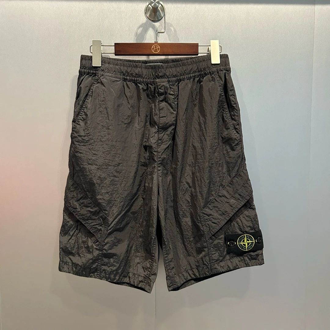 未使用 STONE ISLAND 石头岛/Ss25/尼龙短裤 L1719