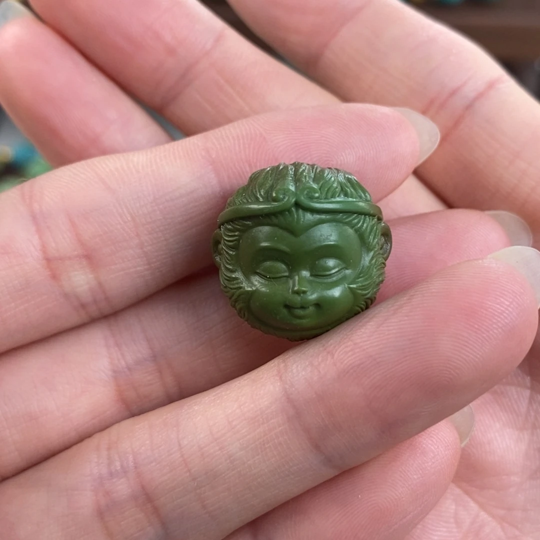 绿松石未镶嵌。猴头