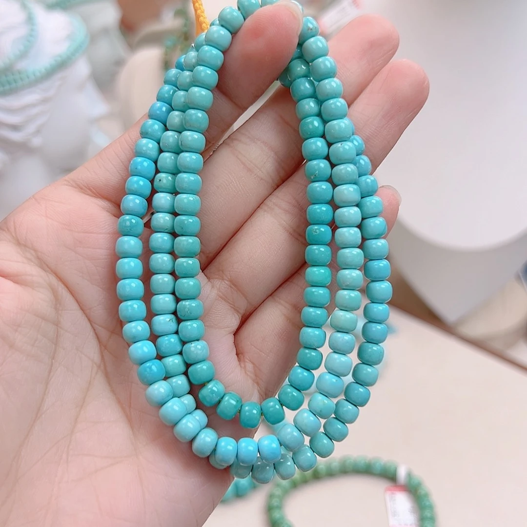 绿松石未镶嵌福利款瓷釉蓝绿108