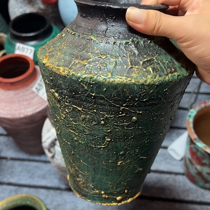粗陶盆默认打孔高21口9