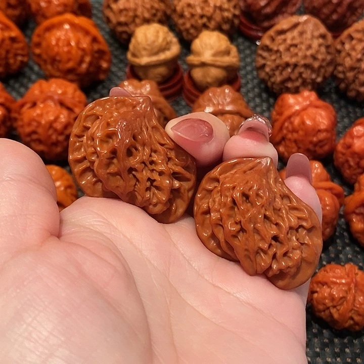 文玩核桃吊坠39小鸳鸯0222