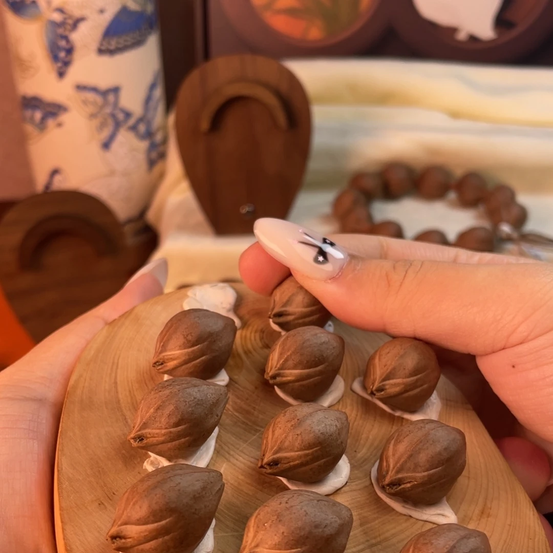 新***户橄榄核手串/手链1623梅林铁核三面佛