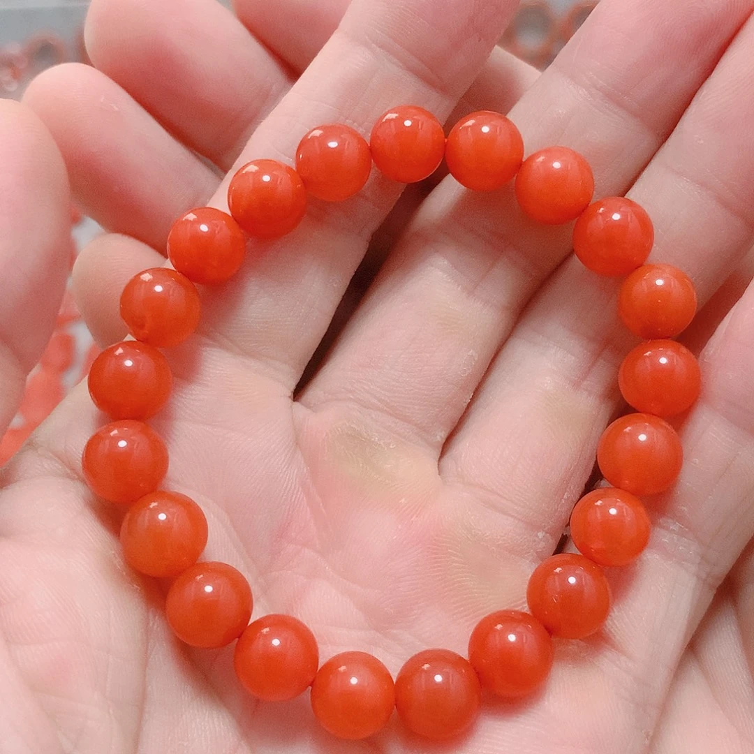 南红玛瑙未镶嵌手串