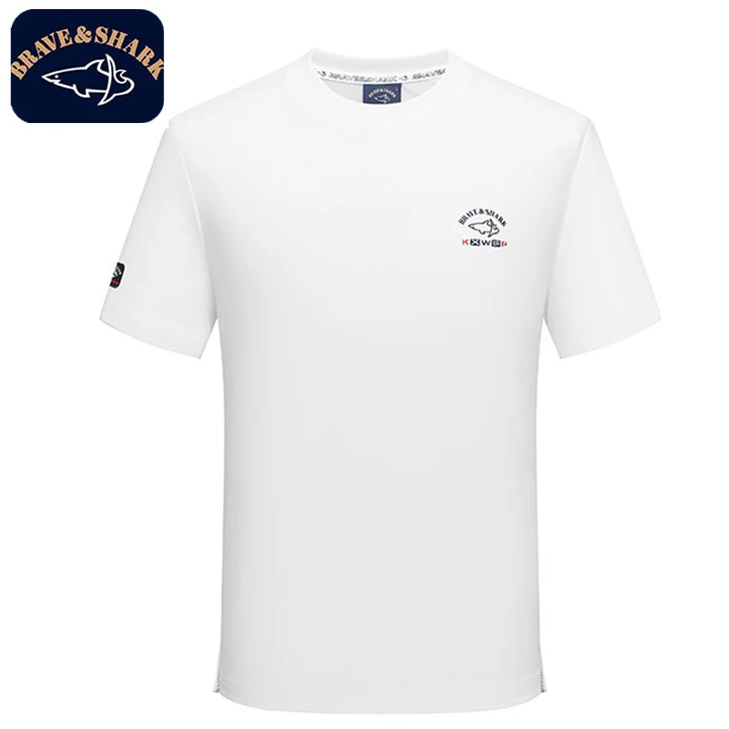【官方正品】BRAVE&SHARK/勇士鲨鱼男士短袖T恤圆领夏季半袖