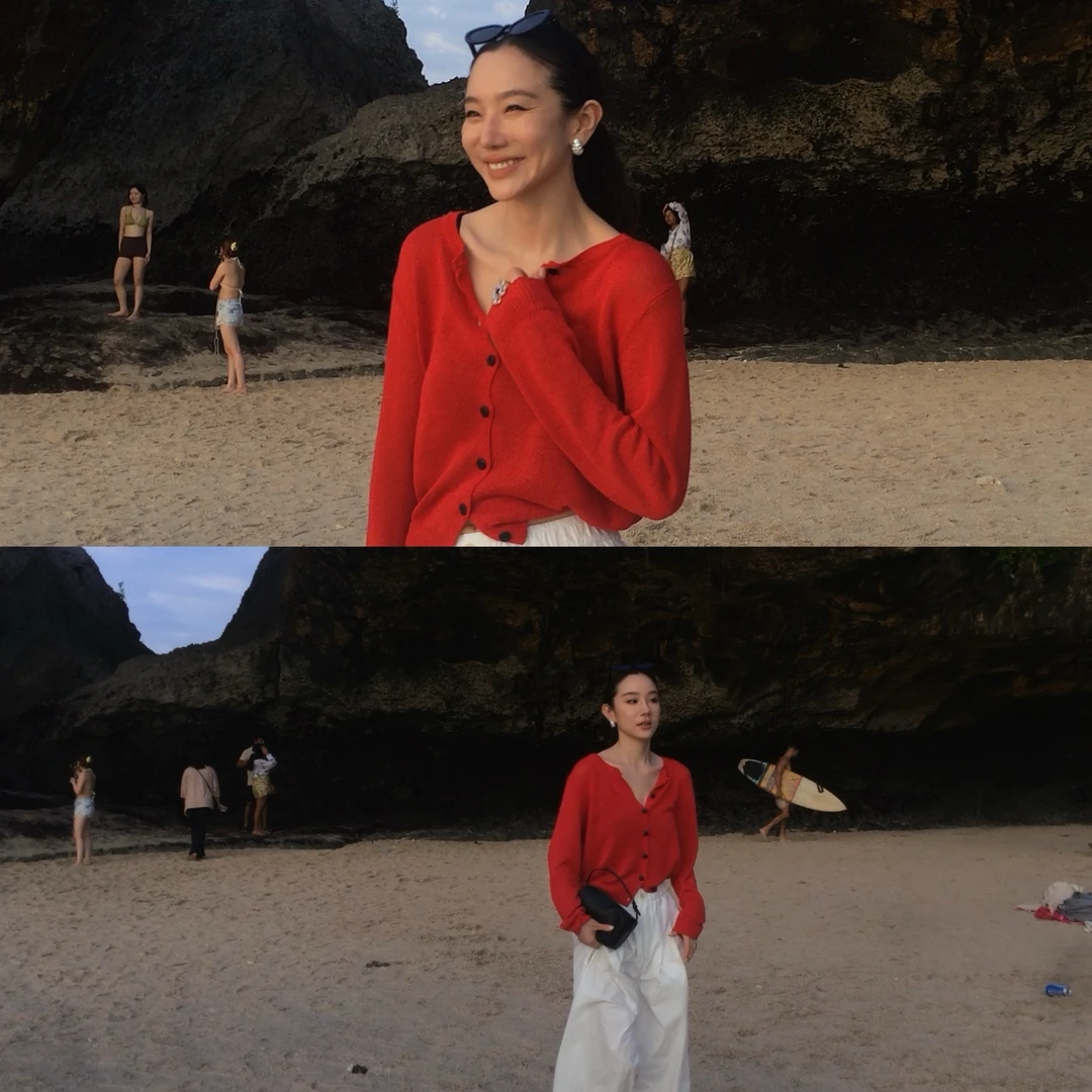 LiHuiEr李慧儿【日落离岸】夏季气质百搭时尚打底轻奢针织上衣YH671