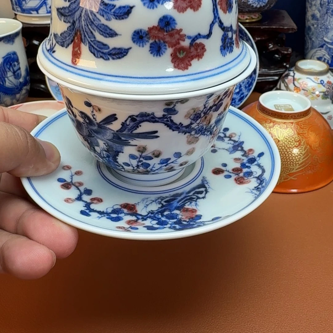 上***总杯子景德镇全手工手绘陶瓷