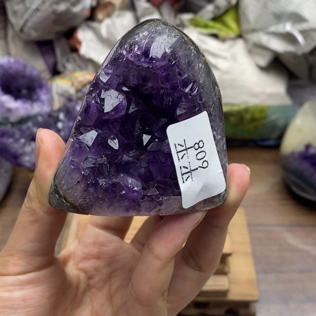 紫晶珠宝半成品未镶嵌
