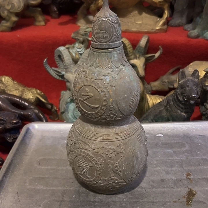 黄铜摆件，文房工艺品摆件