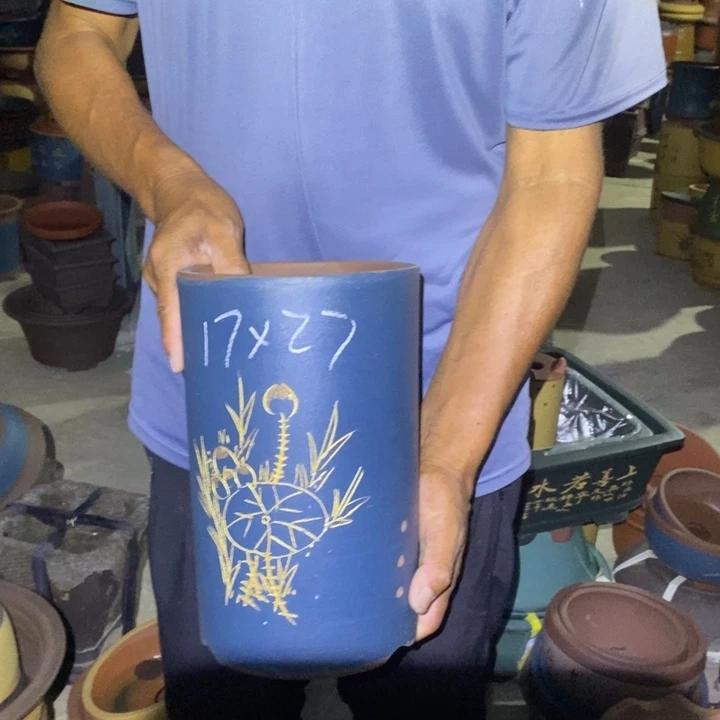 紫砂花盆紫砂花盆盆栽花卉种植