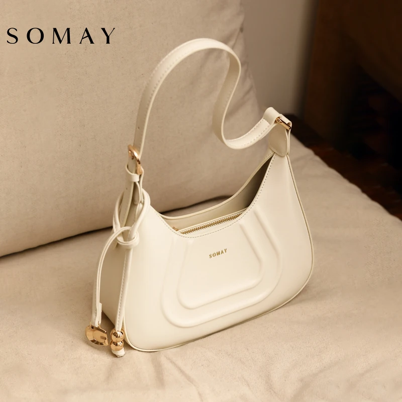 腋下包包女款爆款2025新款百搭通勤半月包单肩斜挎包小众女包小包