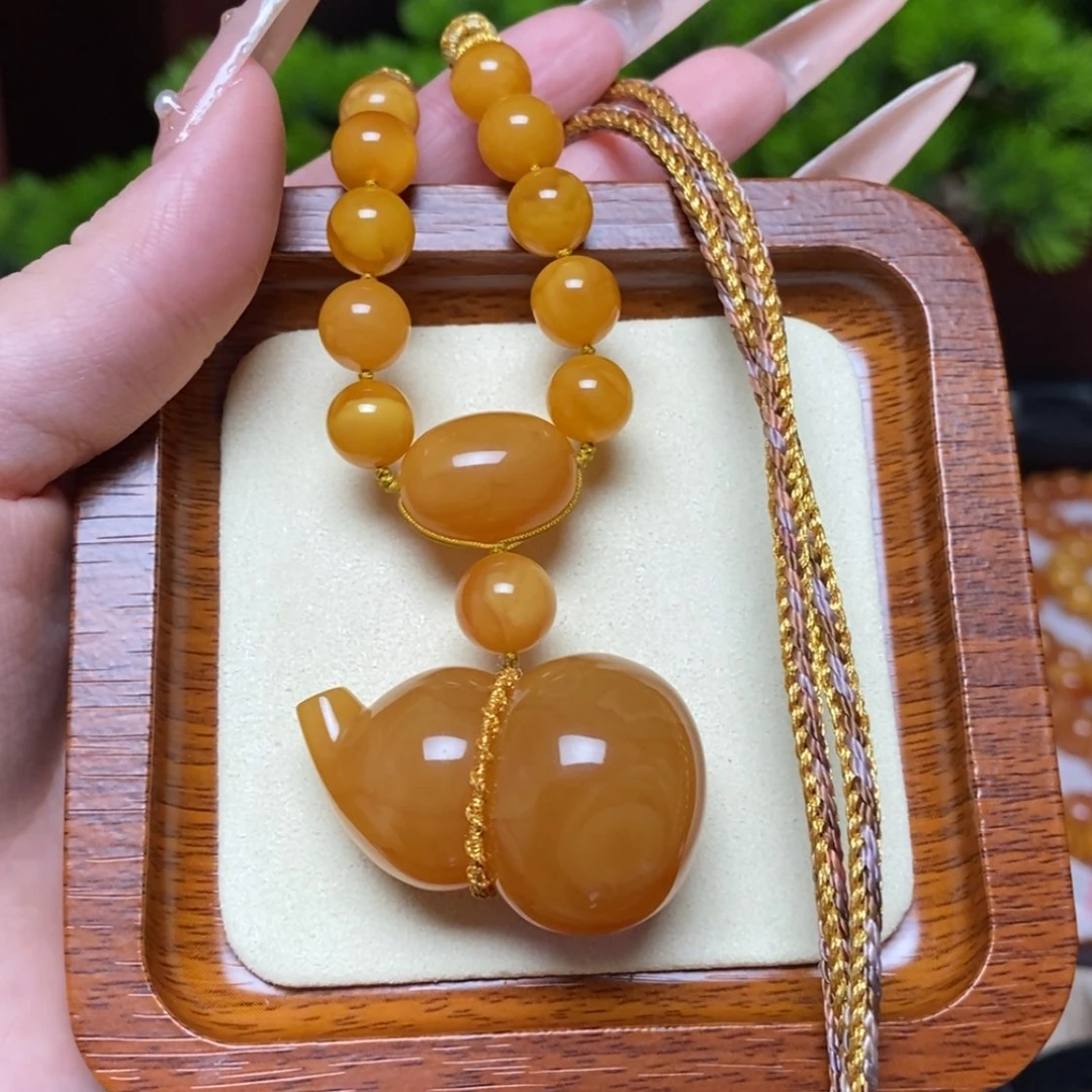 【闪购商品】蜜蜡颈饰未镶嵌项链