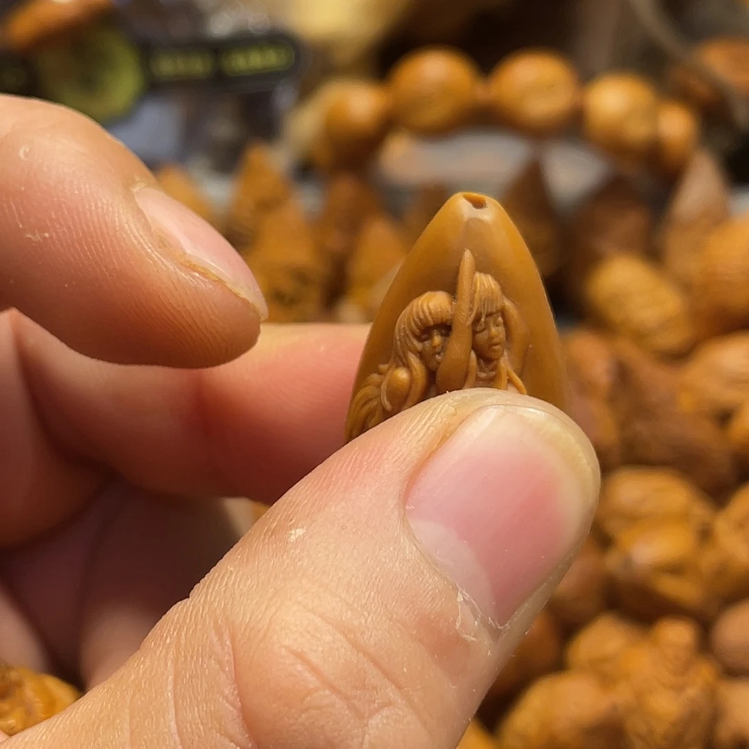 嘿***了橄榄核手串/手链姐妹花423