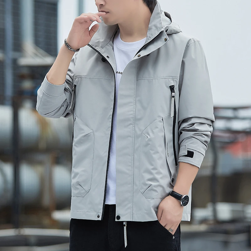 稻草人户外防水徒步登山男士夹克外套春秋硬壳防风防水冲锋衣男女