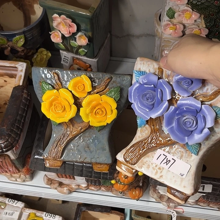 紫砂花盆粗陶材质多肉花盆