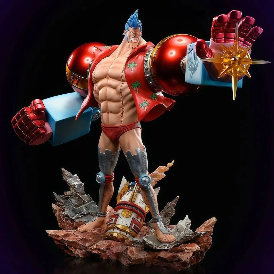 31cm海贼王LX弗兰奇经典站姿动漫手办雕像模型摆件
