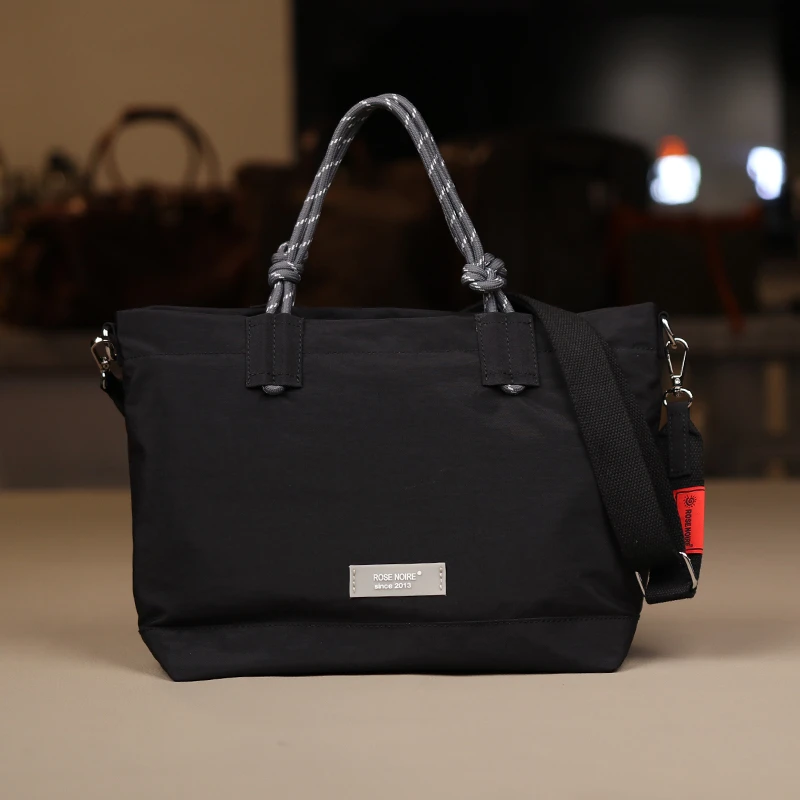 INGAIR X ROSE NOIRE红标联名三防尼龙面料31*25多巴胺斜跨单肩包