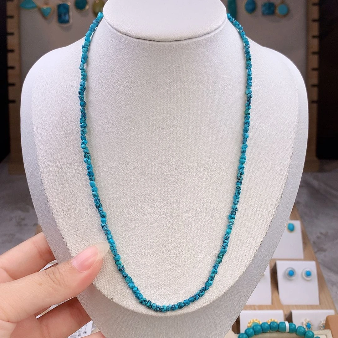 绿松石未镶嵌颈饰