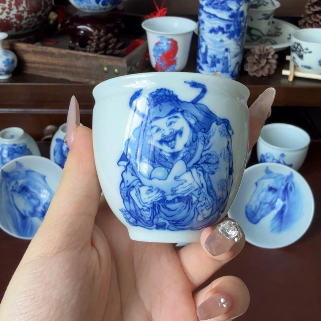 杯景德镇全手绘陶瓷