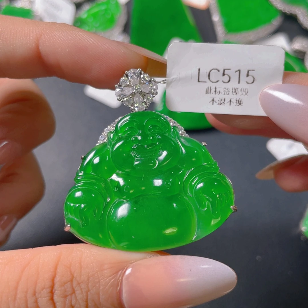 【闪购商品】颈饰银S925镶嵌翡翠翡翠