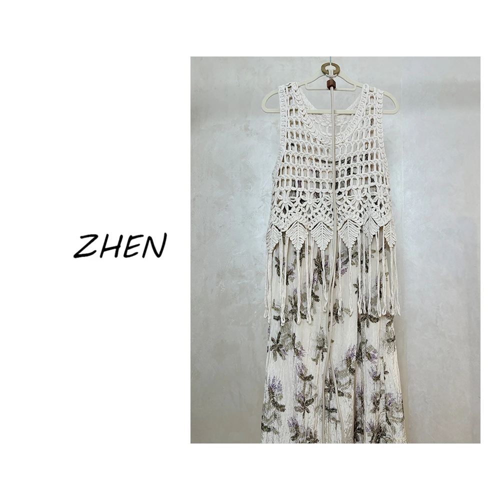 【ZHEN】25K00514 2025新款时尚气质修身显瘦设计师款时尚套装女