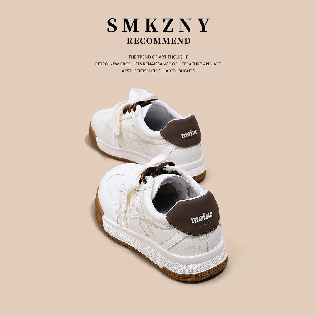 芭蕾德训鞋女2025新款早秋鞋子百搭爆款轻便运动休闲小白鞋6093-1